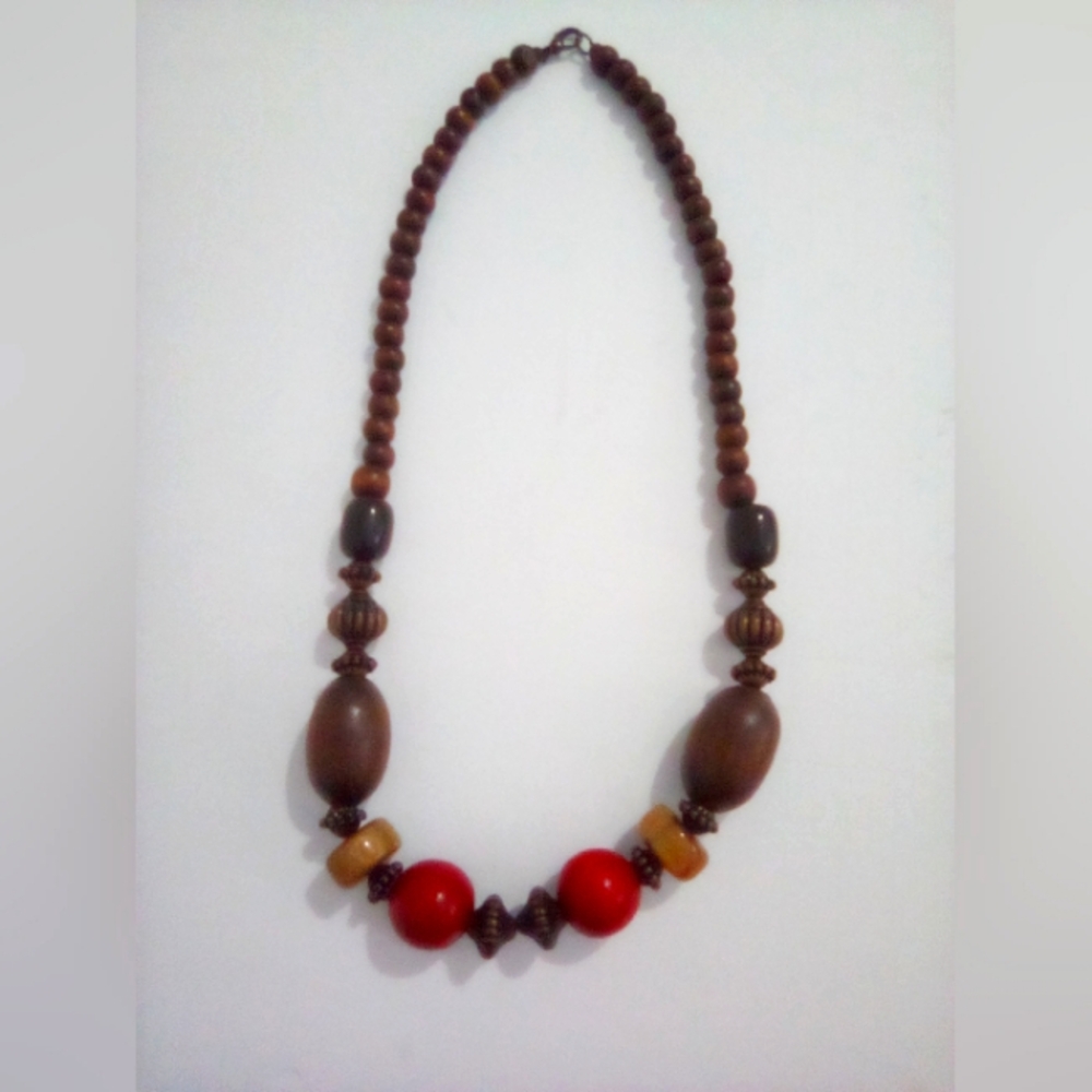 Hand Crafted  Necklace Bohemian Statement Piece